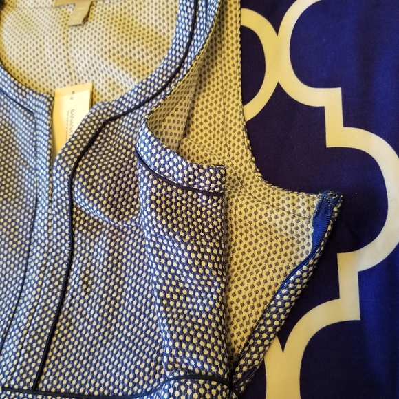 Banana Republic Sleeveless Peplum Polka Dot Top - Picture 3 of 10